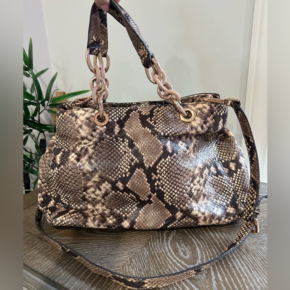 Michael Kors Python Snakeskin Patterned Women's S… - image 1